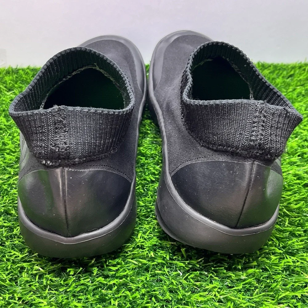 Oofos Oomg Eezee Low Sneaker Casual Recovery Black Comfort Slip On Sz 10.5 *Read